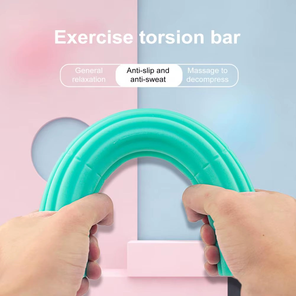 30Cm TPR Flex Therapy Bar Strength Training Twist Bar Tennis Elbow Physical Therapy Relief Resistance Bar Fitness Strengthener